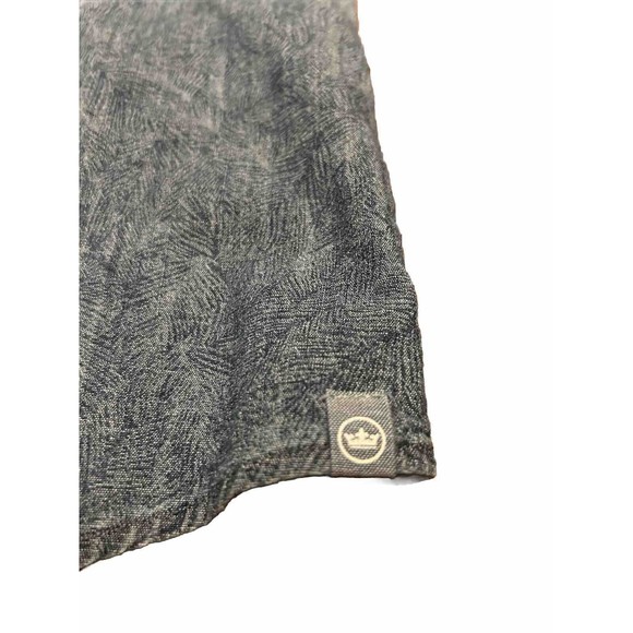 Peter Millar SEASIDE Indigo Palm S/S Cotton Stretch Button Up Shirt Size XL $145 - Picture 4 of 8